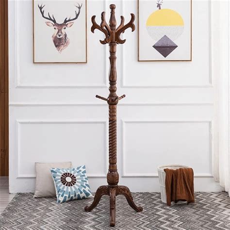 solid wood coat rack|wooden stand alone coat racks.